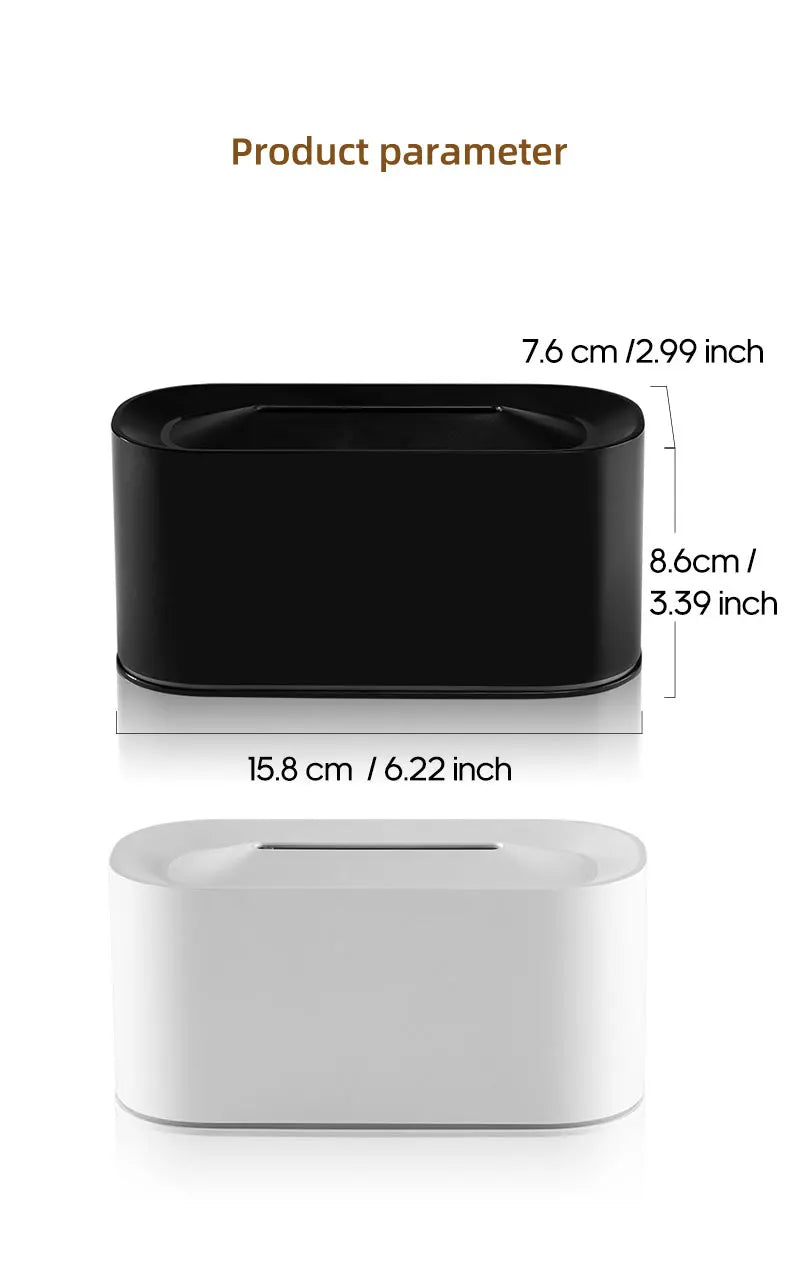 Creative Simulation Flame Aroma Diffuser Essential Oil Aromatherapy Desktop Mini USB Air Humidifier Colorful Night Light Gift