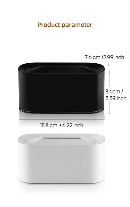 Creative Simulation Flame Aroma Diffuser Essential Oil Aromatherapy Desktop Mini USB Air Humidifier Colorful Night Light Gift